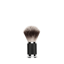 733 vintage black & silver shaving brush